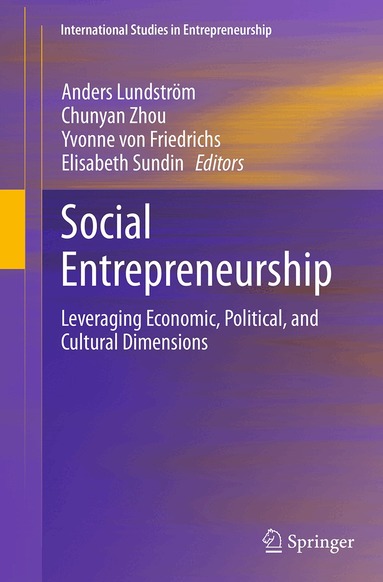 Anders Lundström, Chunyan Zhou, Yvonne von Friedrichs, Elisabeth Sundin - Social Entrepreneurship, Häftad