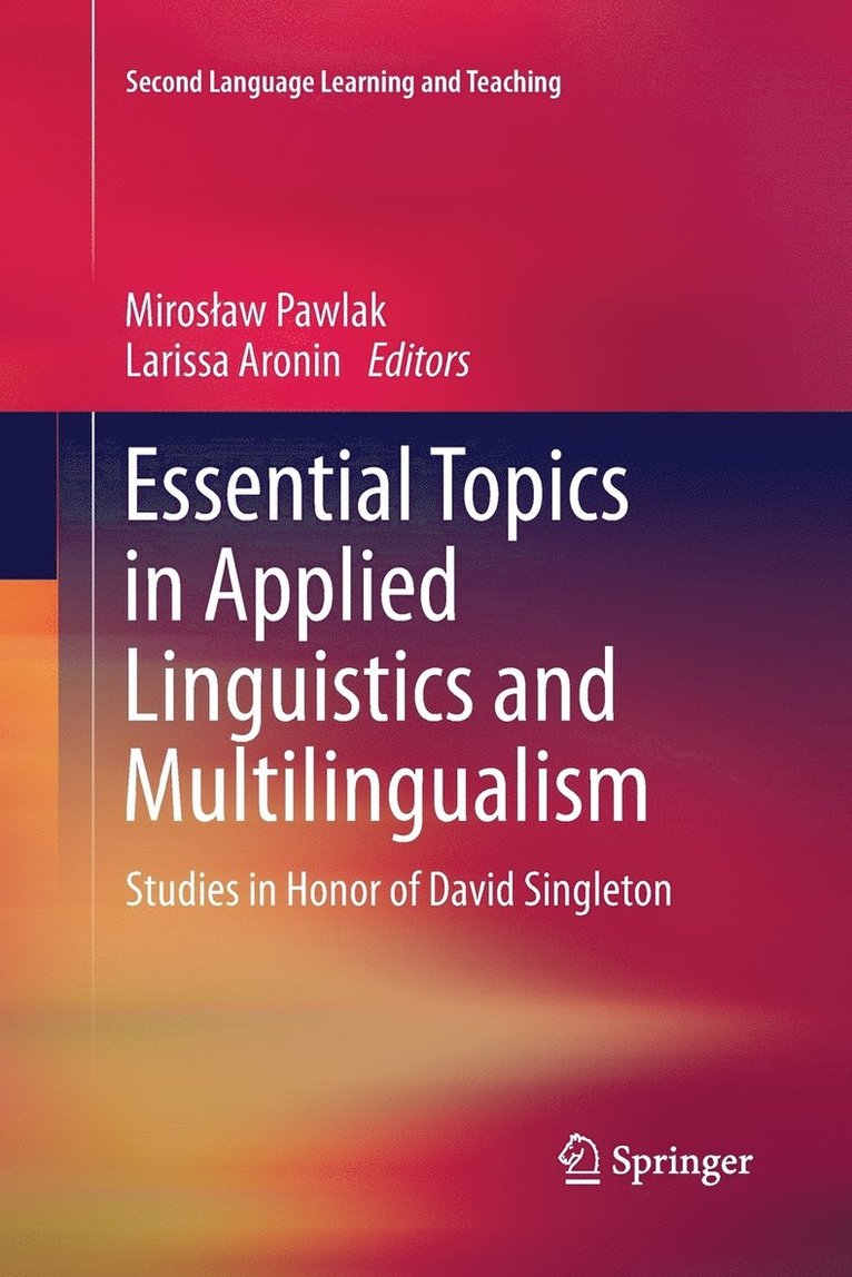 Essential Topics in Applied Linguistics and Multilingualism 1