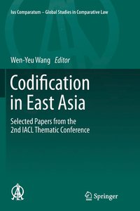 bokomslag Codification in East Asia