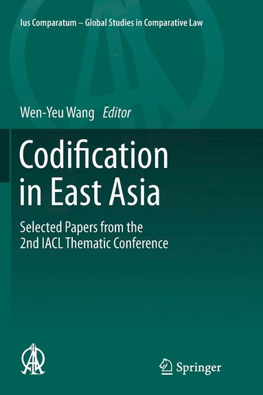 bokomslag Codification in East Asia