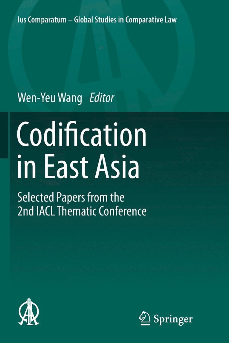 Codification in East Asia 1