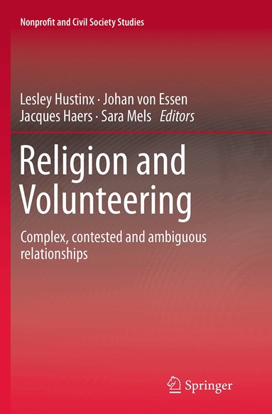 Lesley Hustinx, Johan von Essen, Jacques Haers, Sara Mels - Religion and Volunteering, Häftad
