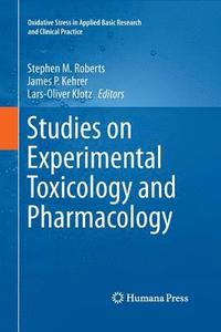 bokomslag Studies on Experimental Toxicology and Pharmacology