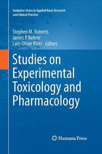 bokomslag Studies on Experimental Toxicology and Pharmacology