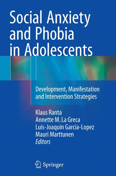 bokomslag Social Anxiety and Phobia in Adolescents