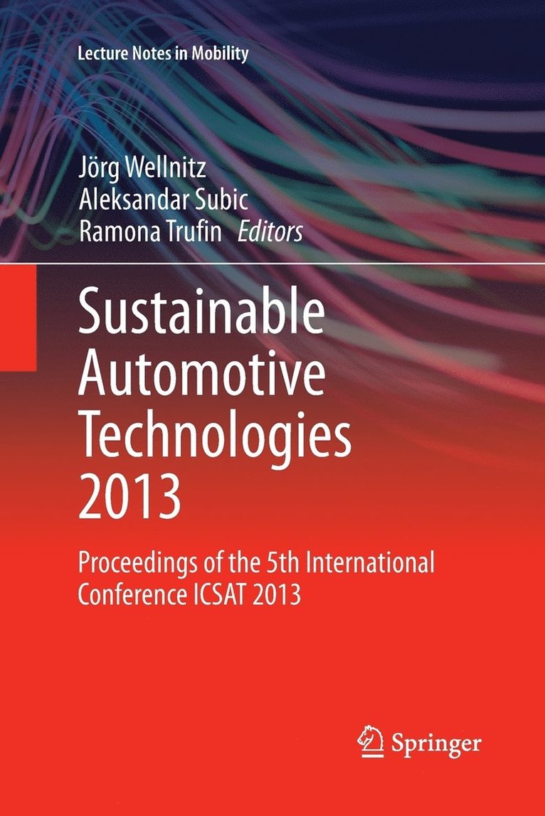 Sustainable Automotive Technologies 2013 1