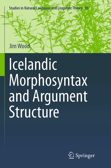 Jim Wood - Icelandic Morphosyntax and Argument Structure, Häftad