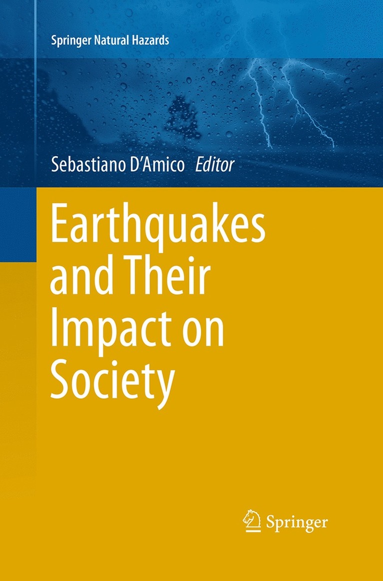 Sebastiano D'Amico - Earthquakes and Their Impact on Society, Häftad