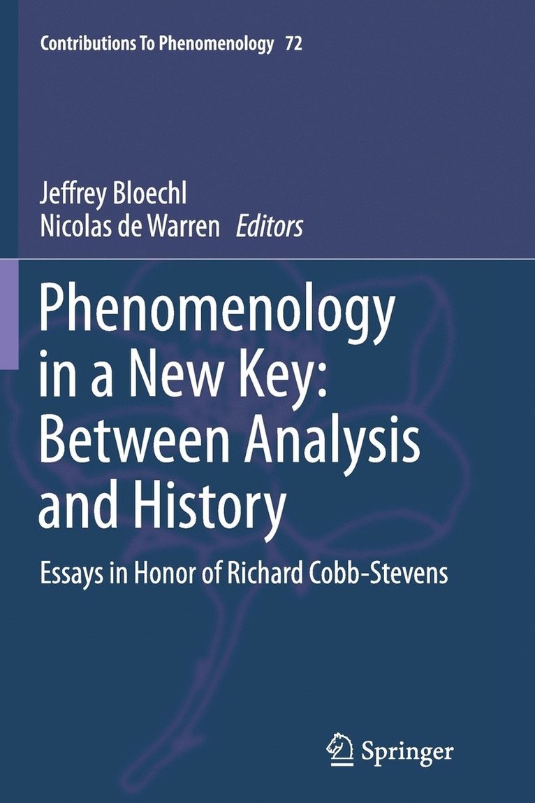 Phenomenology in a New Key: Between Analysis and History 1