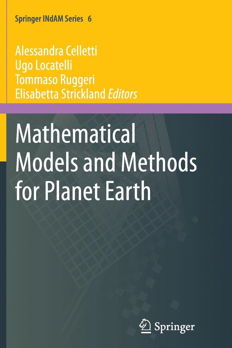 Mathematical Models and Methods for Planet Earth 1