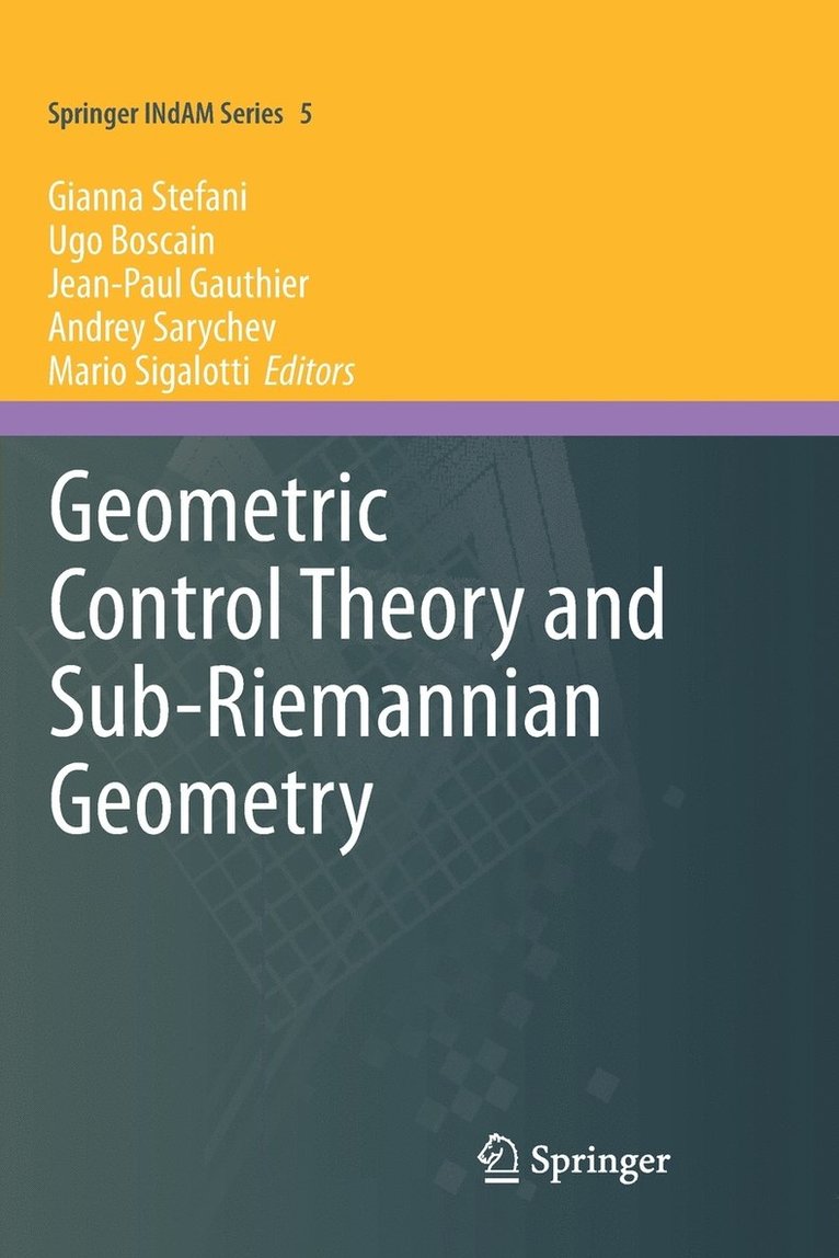 Geometric Control Theory and Sub-Riemannian Geometry 1