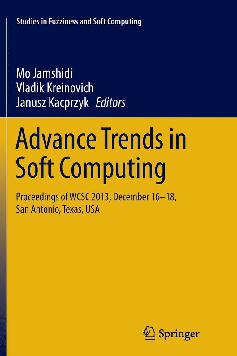 Advance Trends in Soft Computing 1