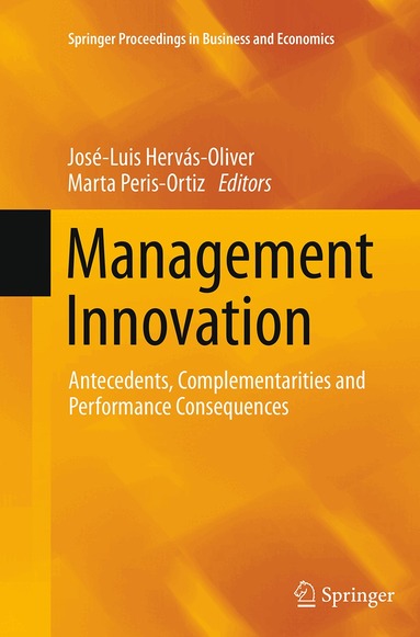 José-Luis Hervás-Oliver, Marta Peris-Ortiz - Management Innovation, Häftad