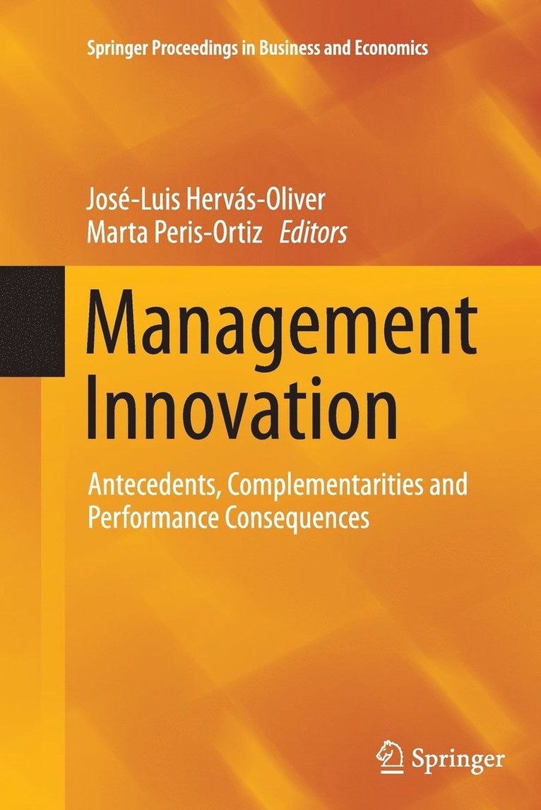 José-Luis Hervás-Oliver, Marta Peris-Ortiz - Management Innovation, Häftad