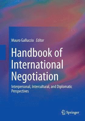 Handbook of International Negotiation