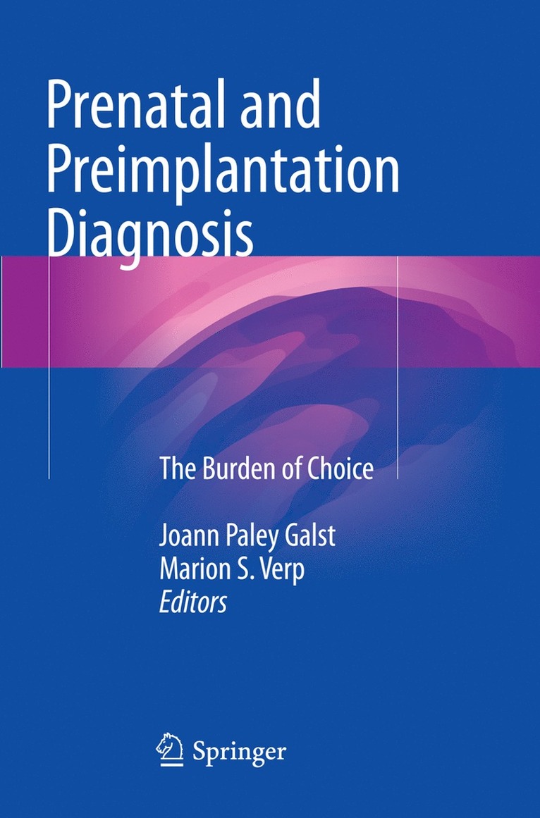 Joann Paley Galst, Marion S. Verp - Prenatal and Preimplantation Diagnosis, Häftad