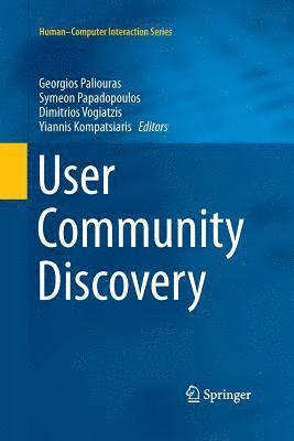 bokomslag User Community Discovery