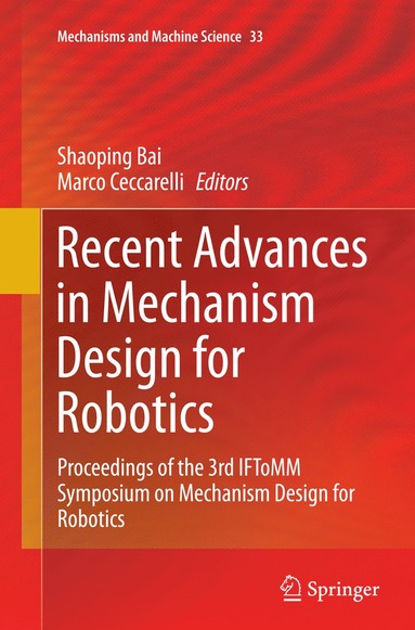 bokomslag Recent Advances in Mechanism Design for Robotics