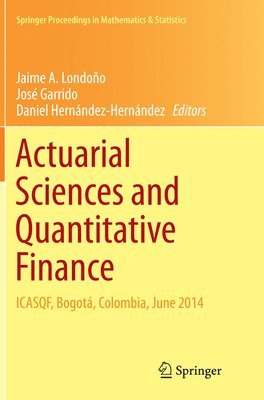 bokomslag Actuarial Sciences and Quantitative Finance