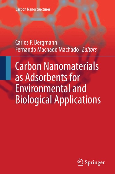 Carlos P. Bergmann, Fernando Machado Machado - Carbon Nanomaterials as Adsorbents for Environmental and Biological Applications, Häftad