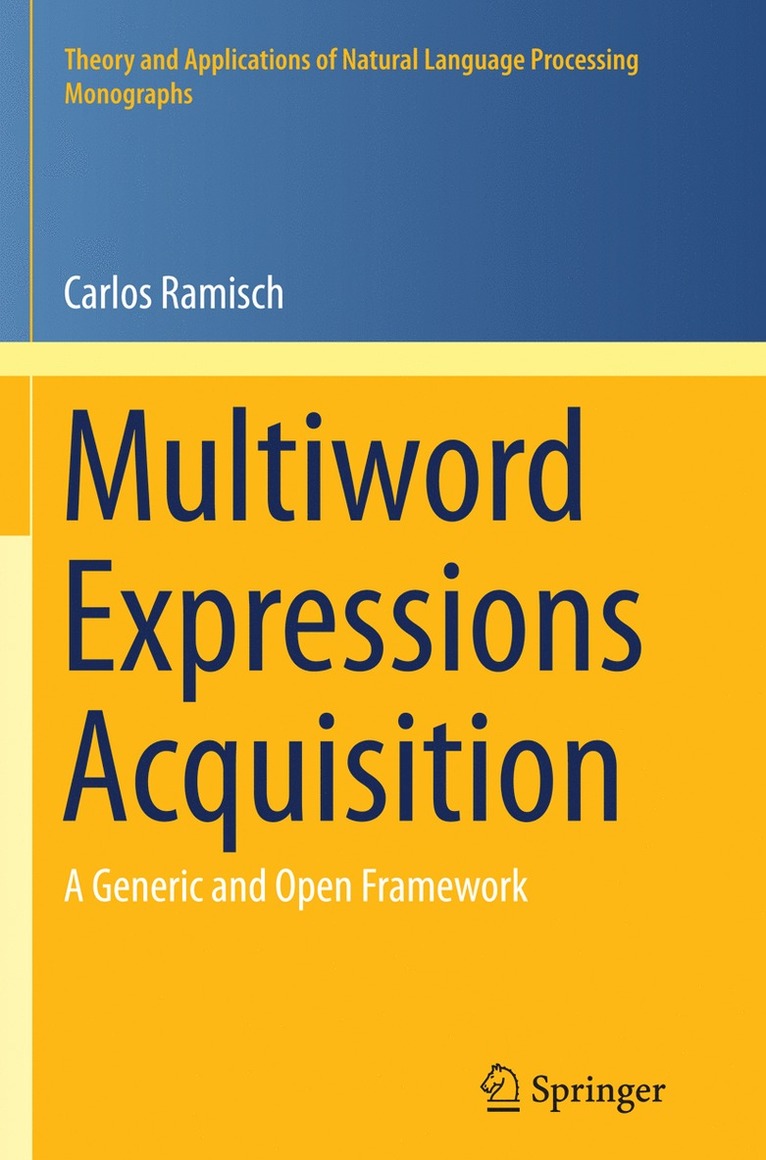 Carlos Ramisch - Multiword Expressions Acquisition, Häftad