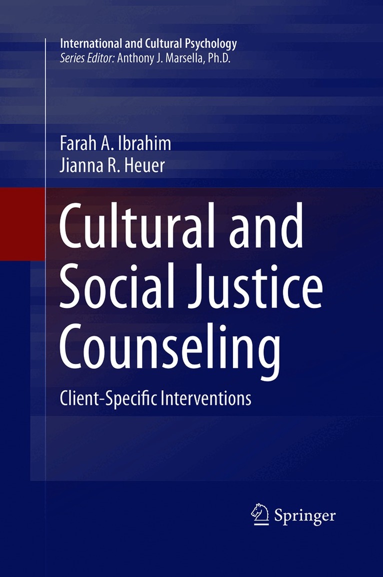 Cultural and Social Justice Counseling