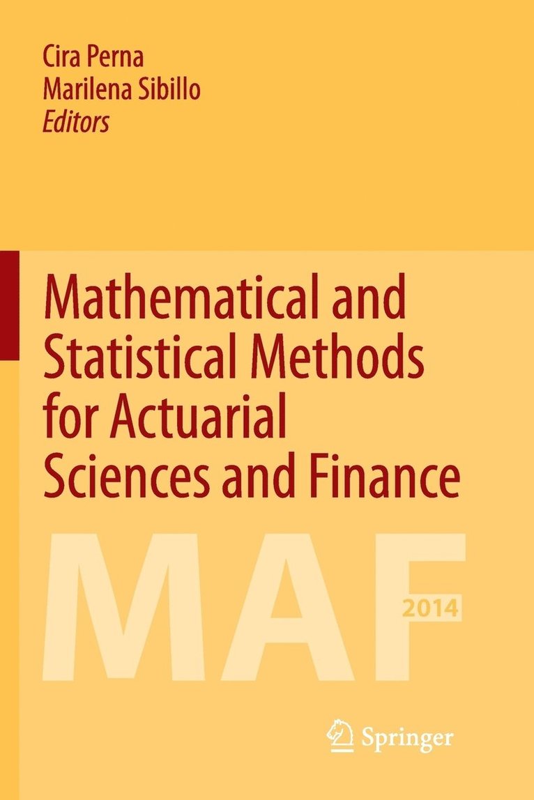 Mathematical and Statistical Methods for Actuarial Sciences and Finance 1