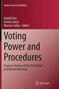 bokomslag Voting Power and Procedures
