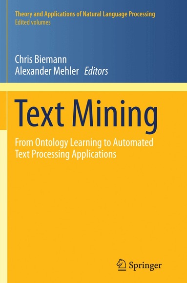 Chris Biemann, Alexander Mehler - Text Mining, Häftad