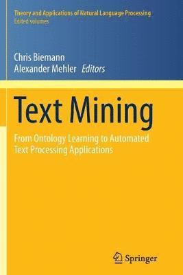Chris Biemann, Alexander Mehler - Text Mining, Häftad