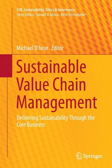 bokomslag Sustainable Value Chain Management