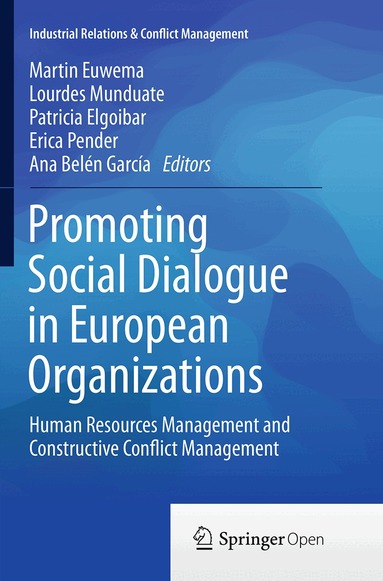 Martin Euwema, Lourdes Munduate, Patricia Elgoibar, Erica Pender, Ana Belén García - Promoting Social Dialogue in European Organizations, Häftad