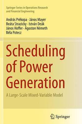 bokomslag Scheduling of Power Generation