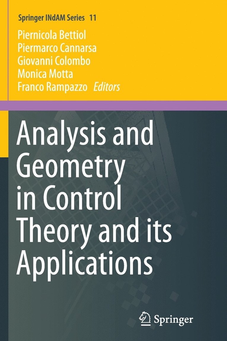 Analysis and Geometry in Control Theory and its Applications 1