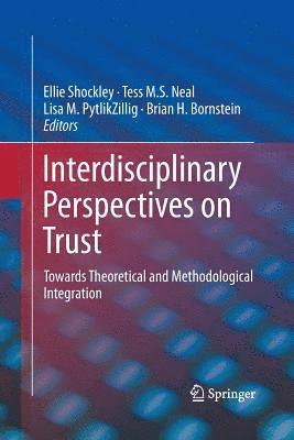 Interdisciplinary Perspectives on Trust 1