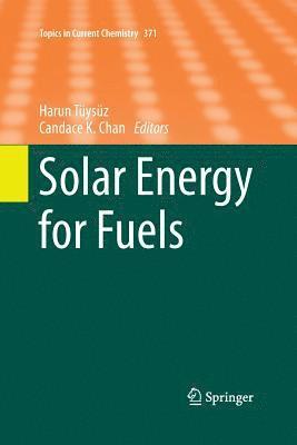 Solar Energy for Fuels 1