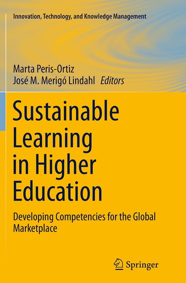 Marta Peris-Ortiz, José M. Merigó Lindahl - Sustainable Learning in Higher Education, Häftad