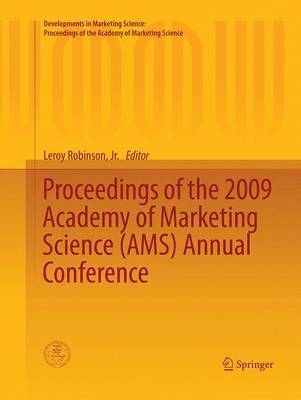 Proceedings of the 2009 Academy of Marketing Science (AMS) Annual Conference 1