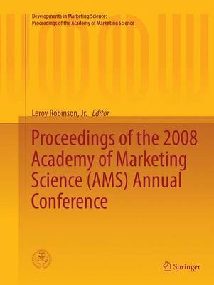 bokomslag Proceedings of the 2008 Academy of Marketing Science (AMS) Annual Conference