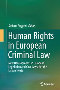 bokomslag Human Rights in European Criminal Law