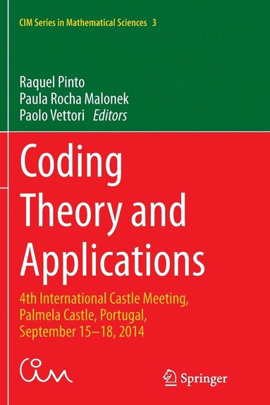 bokomslag Coding Theory and Applications