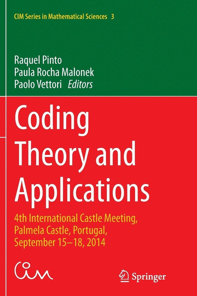 Coding Theory and Applications