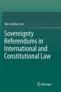 bokomslag Sovereignty Referendums in International and Constitutional Law