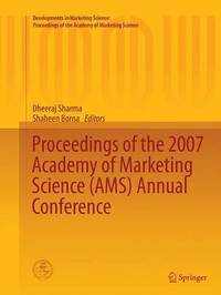 bokomslag Proceedings of the 2007 Academy of Marketing Science (AMS) Annual Conference