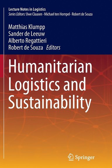 bokomslag Humanitarian Logistics and Sustainability