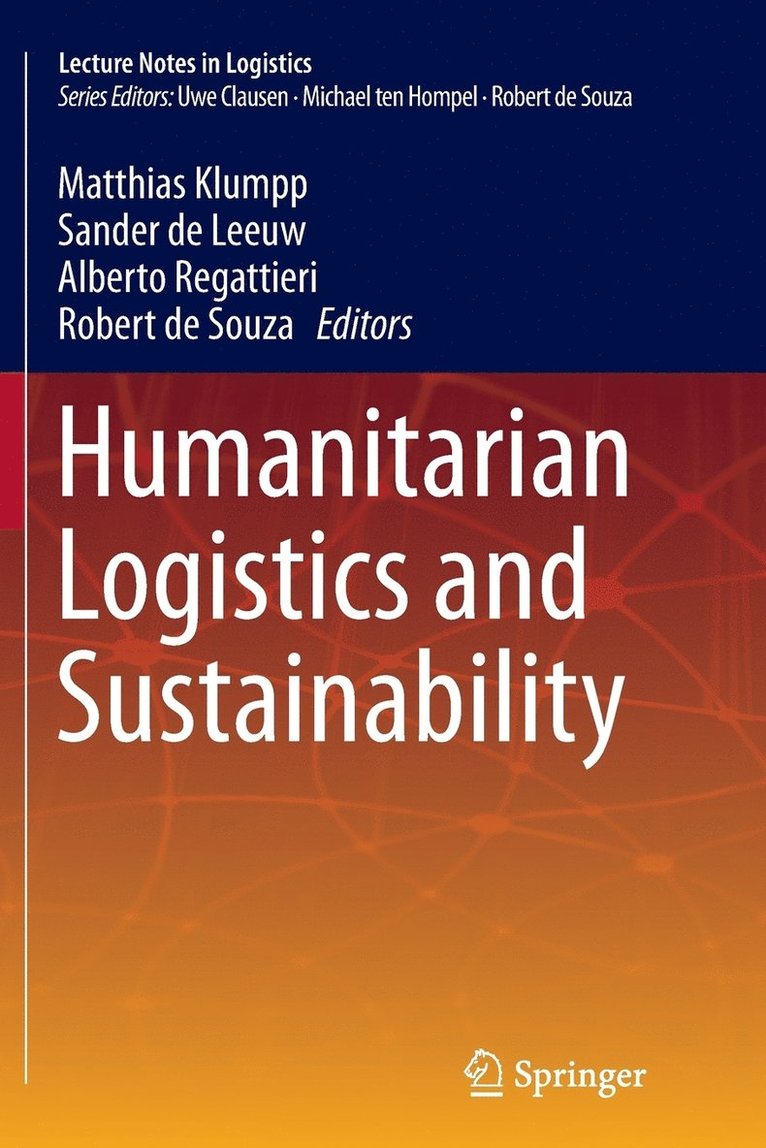 Humanitarian Logistics and Sustainability 1