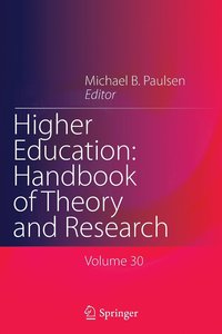 bokomslag Higher Education: Handbook of Theory and Research