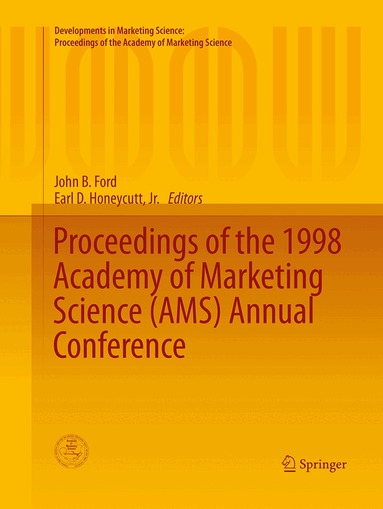John B. Ford, Earl D. Honeycutt, Jr. - Proceedings of the 1998 Academy of Marketing Science (AMS) Annual Conference, Häftad