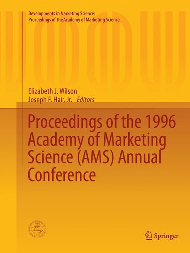 bokomslag Proceedings of the 1996 Academy of Marketing Science (AMS) Annual Conference