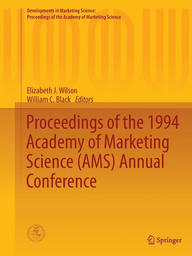 bokomslag Proceedings of the 1994 Academy of Marketing Science (AMS) Annual Conference